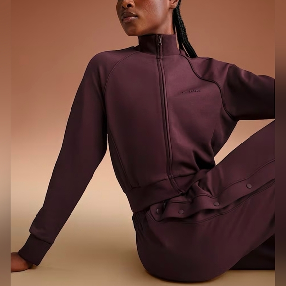 SKIMS Pants - NWT Nike x SKIMS Matte Tricot Track Jacket & Side Snap Pants